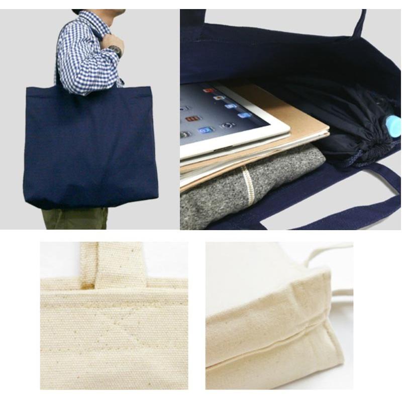 即納：BAGS 14オンス 45センチ×45センチ 特大サイズ マチ付き ポケット