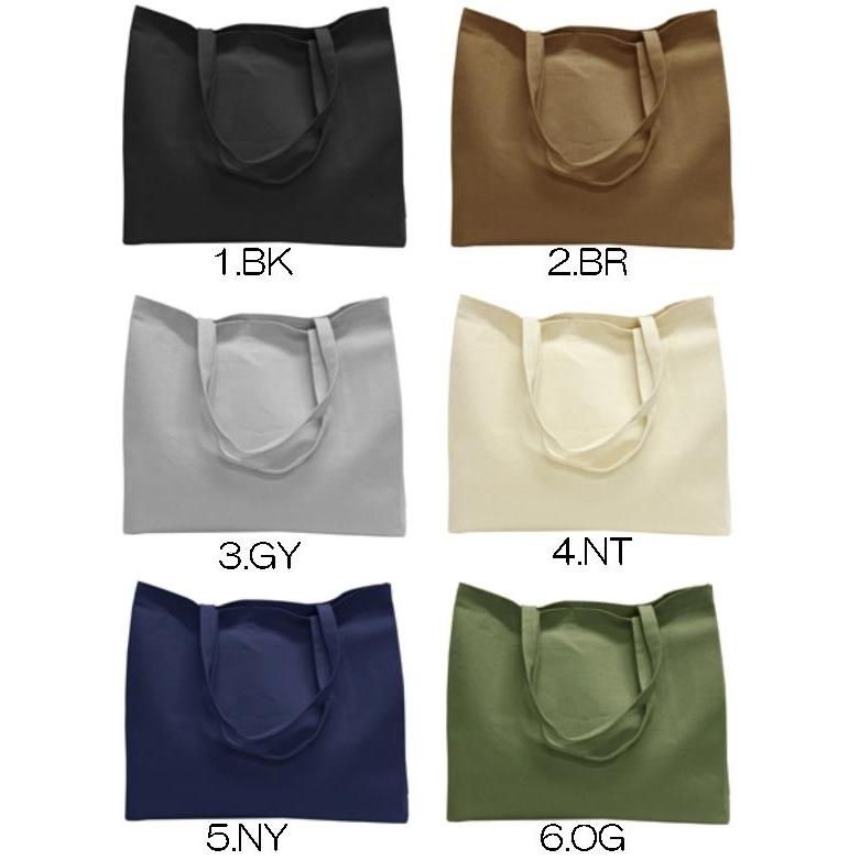 即納：BAGS 14オンス 45センチ×45センチ 特大サイズ マチ付き ポケット