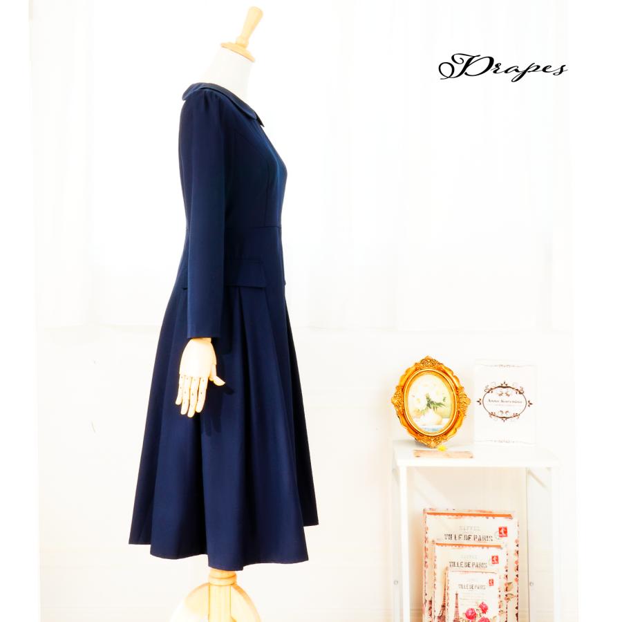 ネイビーフォーマルドレス レディース 卒園式 卒業式 入学式 入園式