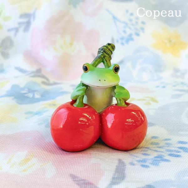 コポー　置物　セット カエル 置物 蛙 かえる ガーデニング Copeau コポー かわいい