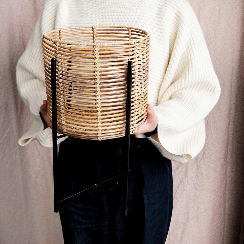 Towc(トーク) トーク ラウタ フェイクPEPP スタンド付きバスケットラウンドトール Mサイズ 121504 |  | 03