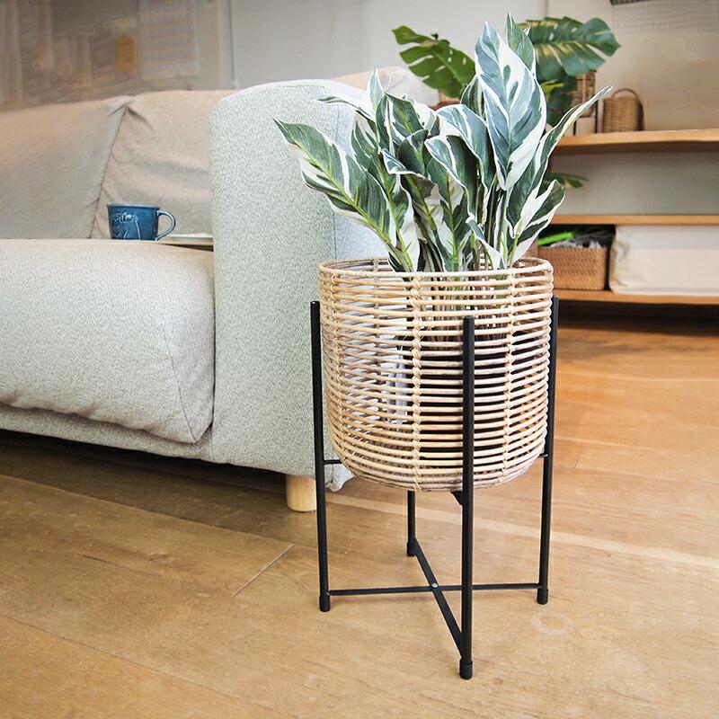 Towc(トーク) トーク ラウタ フェイクPEPP スタンド付きバスケットラウンドトール Mサイズ 121504 |  | 04