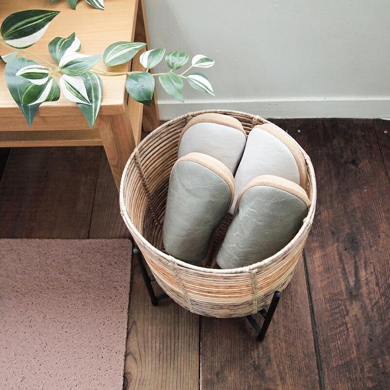 Towc(トーク) トーク ラウタ フェイクPEPP スタンド付きバスケットラウンドトール Mサイズ 121504 |  | 08