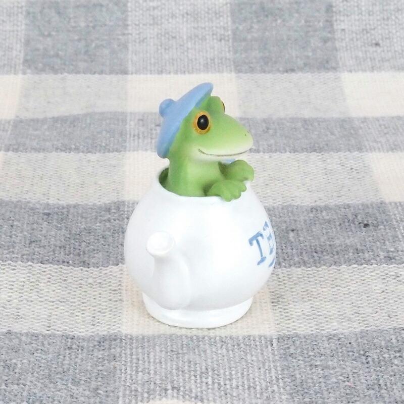 Copeau(コポー） コポー ティーポットカエル 622501 かえる カエル copeau 雑貨 置き物 置物 小物 ガーデン ミニチュア ダイカイ |  | 04