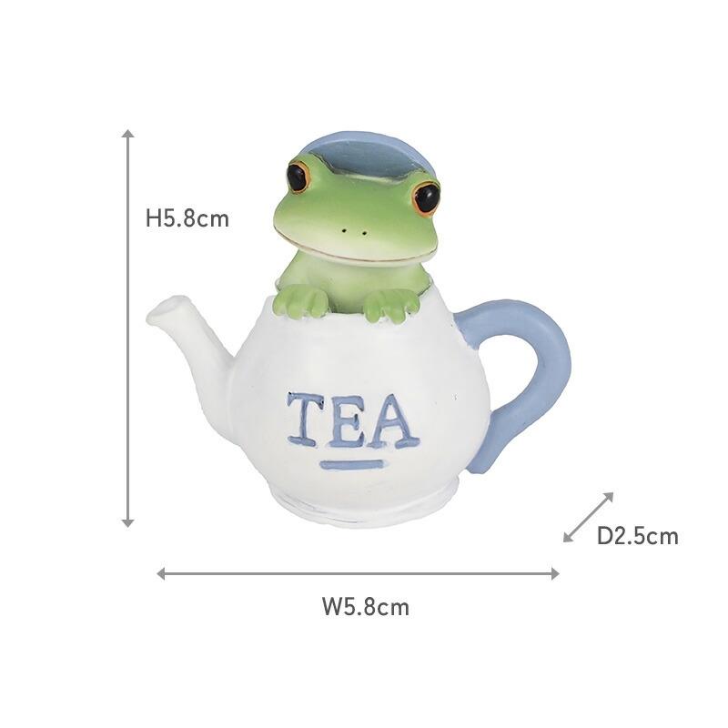 Copeau(コポー） コポー ティーポットカエル 622501 かえる カエル copeau 雑貨 置き物 置物 小物 ガーデン ミニチュア ダイカイ |  | 06