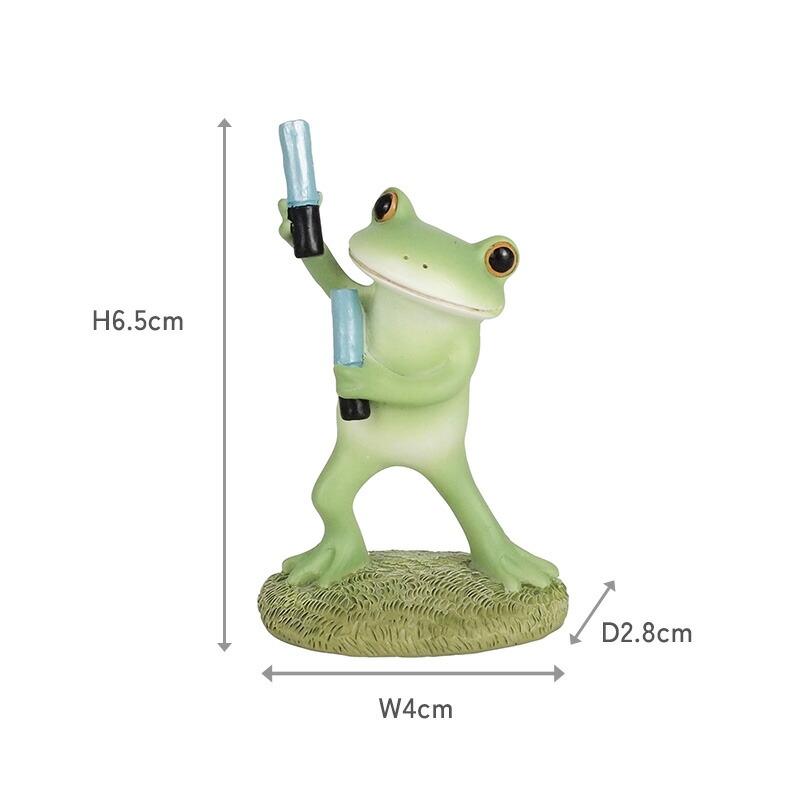 Copeau(コポー） コポー 推し活するカエル 622505 かえる カエル copeau 雑貨 置き物 置物 小物 ガーデン ミニチュア ダイカイ |  | 05