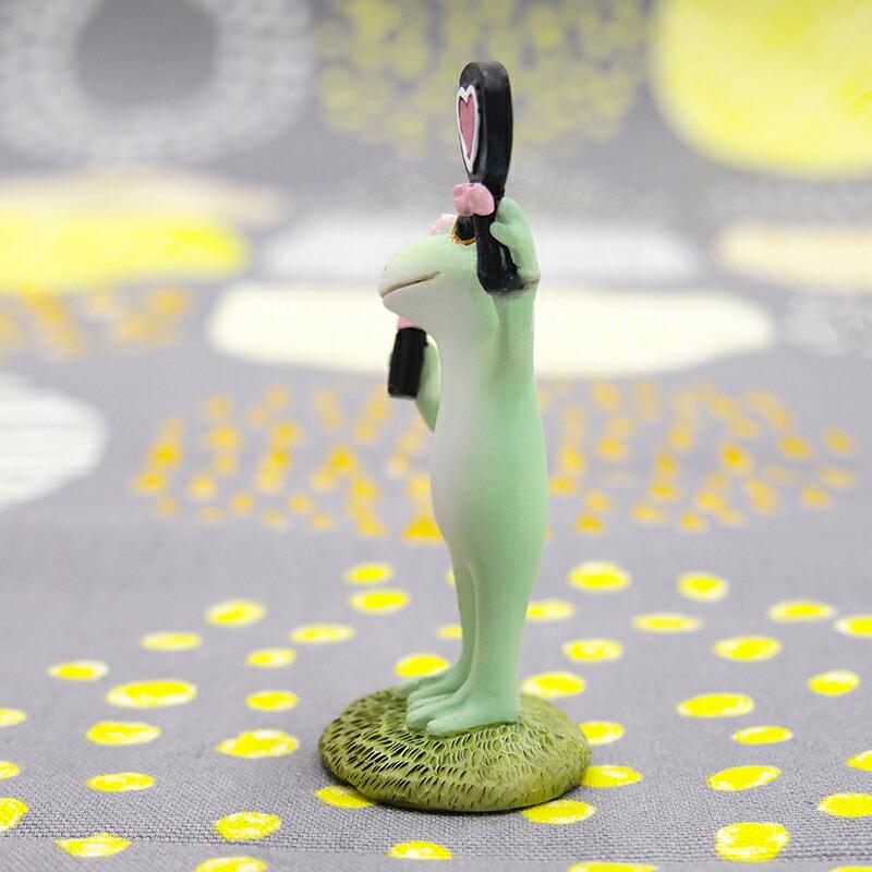 Copeau(コポー） コポー 推し活するコポミ 622506 かえる カエル copeau 雑貨 置き物 置物 小物 ガーデン ミニチュア ダイカイ |  | 03