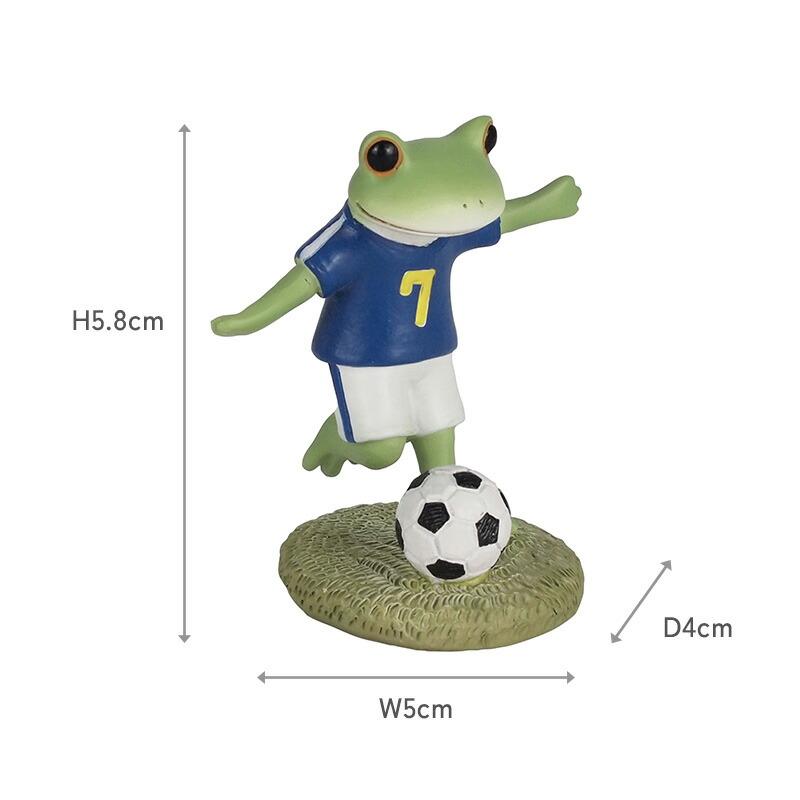 Copeau(コポー） コポー シュートするサッカー選手のカエル 622509 かえる カエル copeau 雑貨 置き物 置物 小物 ガーデン ミニチュア |  | 06