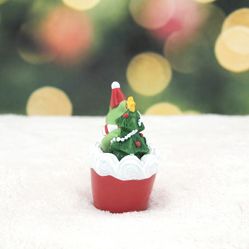 Copeau(コポー） コポー クリスマスカップケーキとカエル 622525 かえる カエル copeau 雑貨 置き物 置物 小物 ガーデン ミニチュア |  | 04