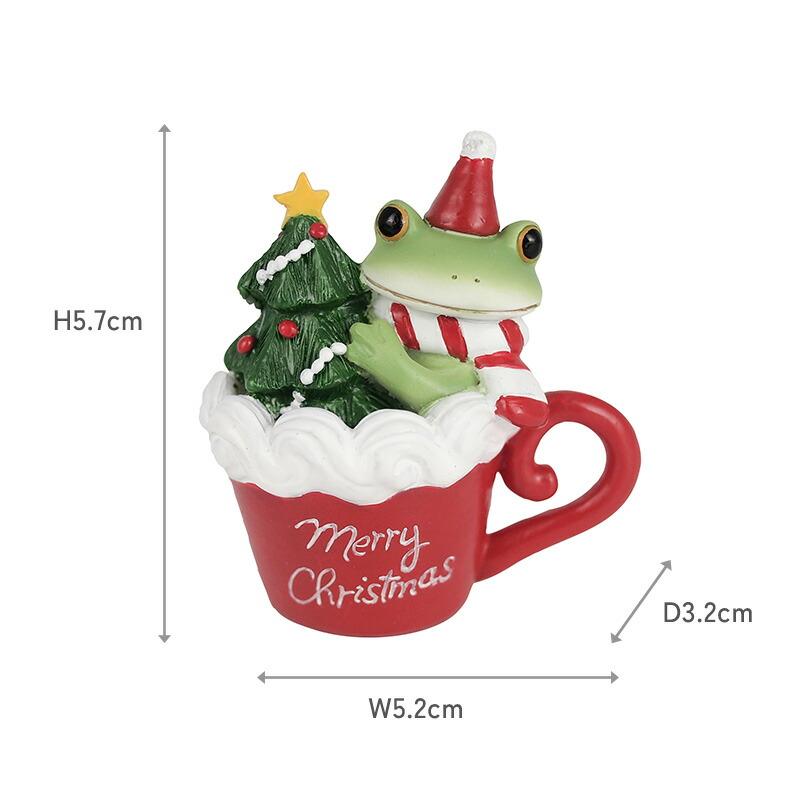 Copeau(コポー） コポー クリスマスカップケーキとカエル 622525 かえる カエル copeau 雑貨 置き物 置物 小物 ガーデン ミニチュア |  | 06