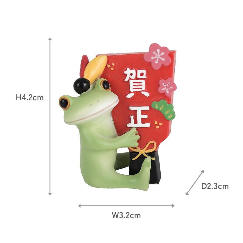 Copeau(コポー） コポー 賀正羽子板とカエル 622531 かえる カエル copeau 雑貨 置き物 置物 小物 ガーデン ミニチュア ダイカイ |  | 06