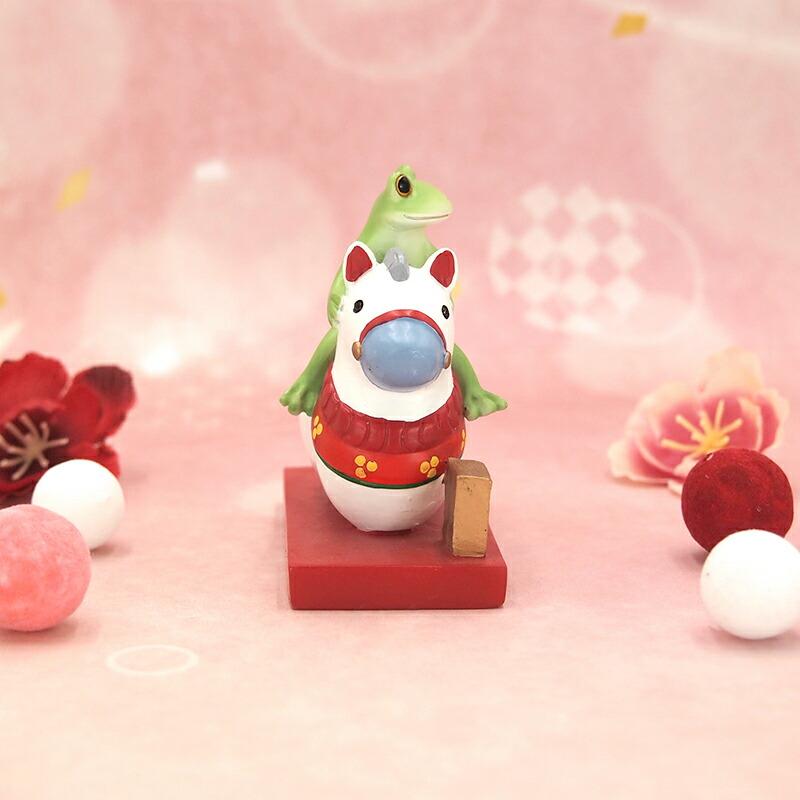 Copeau(コポー） コポー干支午にのるカエル 622536 かえる カエル