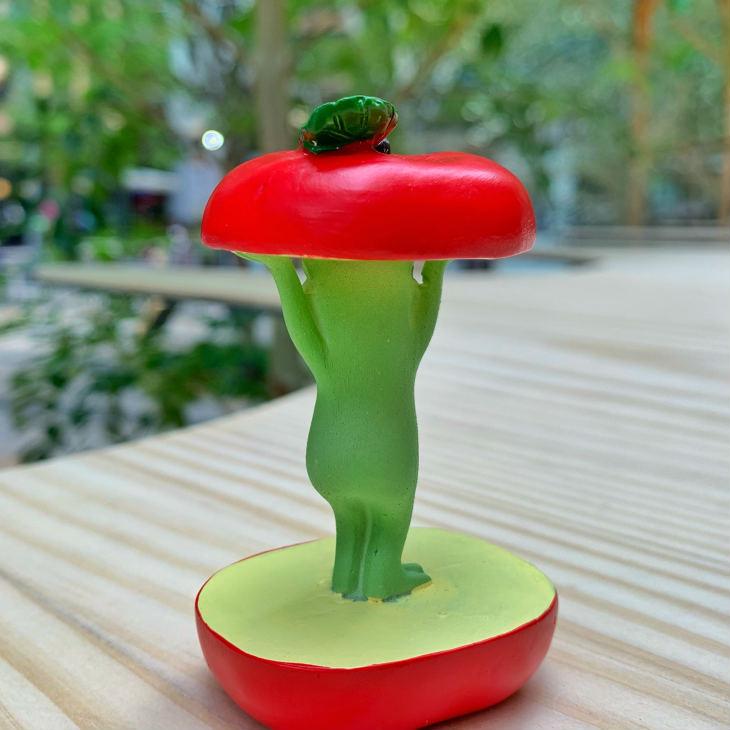 Copeau(コポー） コポー　りんごからカエル 70067 かえる カエル copeau 雑貨 置き物 置物 小物 ガーデン ミニチュア ダイカイ |  | 01