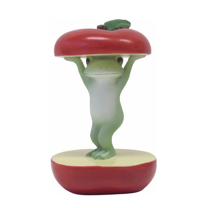 Copeau(コポー） コポー　りんごからカエル 70067 かえる カエル copeau 雑貨 置き物 置物 小物 ガーデン ミニチュア ダイカイ |  | 02