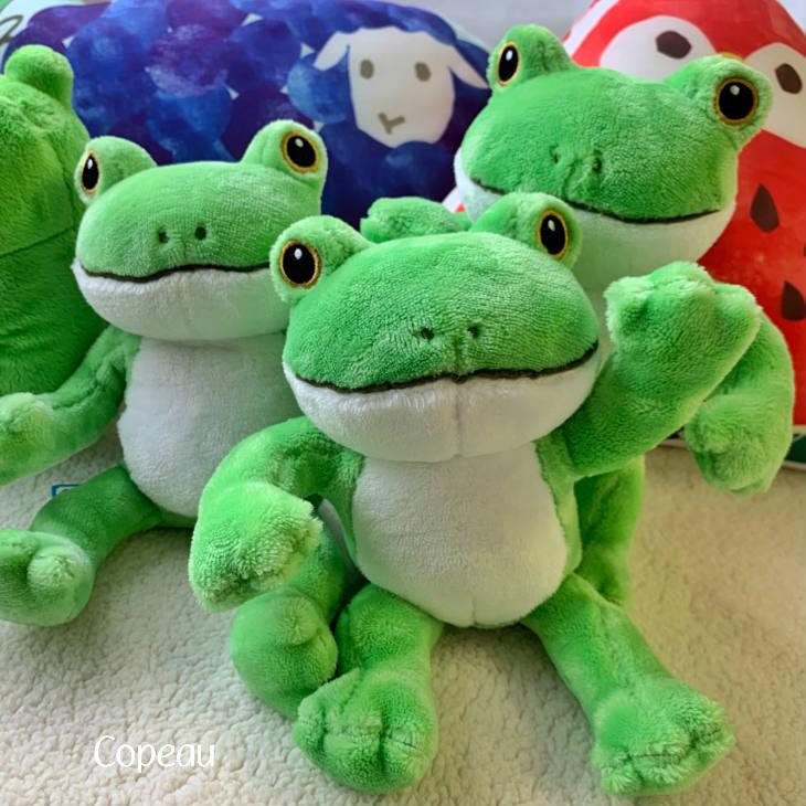 Copeau fabric(コポーファブリック) コポー可動ぬいぐるみコポタロウ 71132 かえる カエル copeau 雑貨 置き物 置物 小物 ガーデン ミニチュア ダイカイ | 