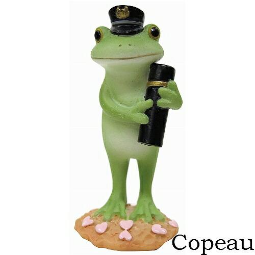 Copeau(コポー） コポー　桜　卒業おめでとう 71392 かえる カエル copeau 雑貨 置き物 置物 小物 ガーデン ミニチュア ダイカイ |  | 01