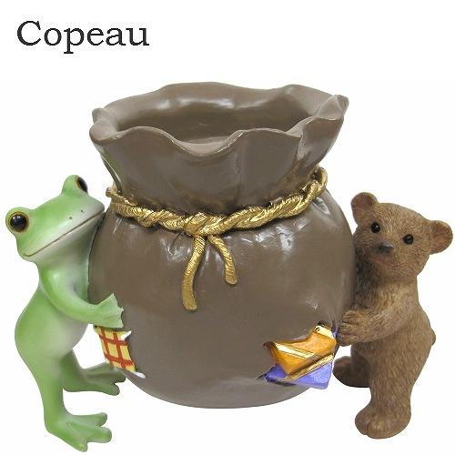 Copeau(コポー） コポー　キャンドルホルダー 71621 かえる カエル copeau 雑貨 置き物 置物 小物 ガーデン ミニチュア ダイカイ | 