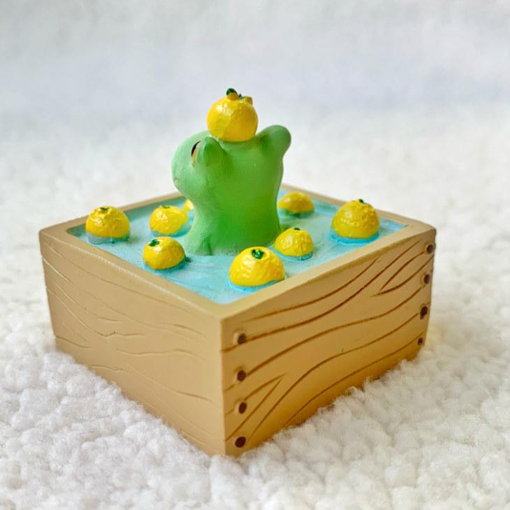 Copeau(コポー） コポー　ゆず湯であったか 72470 かえる カエル copeau 雑貨 置き物 置物 小物 ガーデン ミニチュア ダイカイ |  | 02