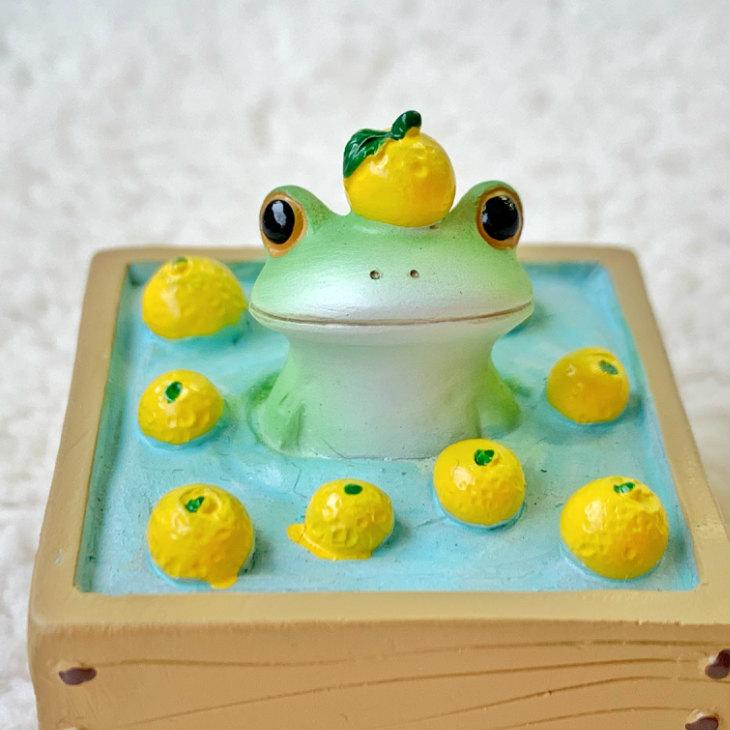 Copeau(コポー） コポー　ゆず湯であったか 72470 かえる カエル copeau 雑貨 置き物 置物 小物 ガーデン ミニチュア ダイカイ |  | 05