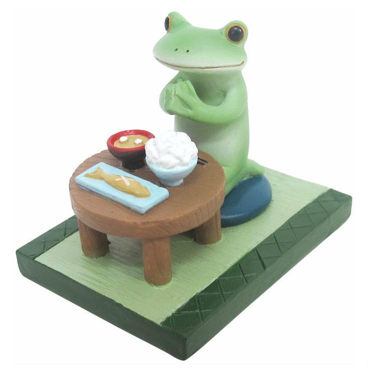 Copeau(コポー） コポー　いただきますカエル 72498 かえる カエル copeau 雑貨 置き物 置物 小物 ガーデン ミニチュア ダイカイ |  | 06
