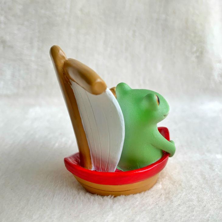 Copeau(コポー） コポー　宝船とカエル 72978 かえる カエル copeau 雑貨 置き物 置物 小物 ガーデン ミニチュア ダイカイ |  | 03