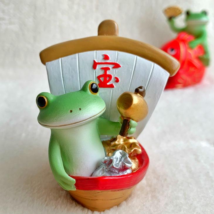 Copeau(コポー） コポー　宝船とカエル 72978 かえる カエル copeau 雑貨 置き物 置物 小物 ガーデン ミニチュア ダイカイ |  | 04