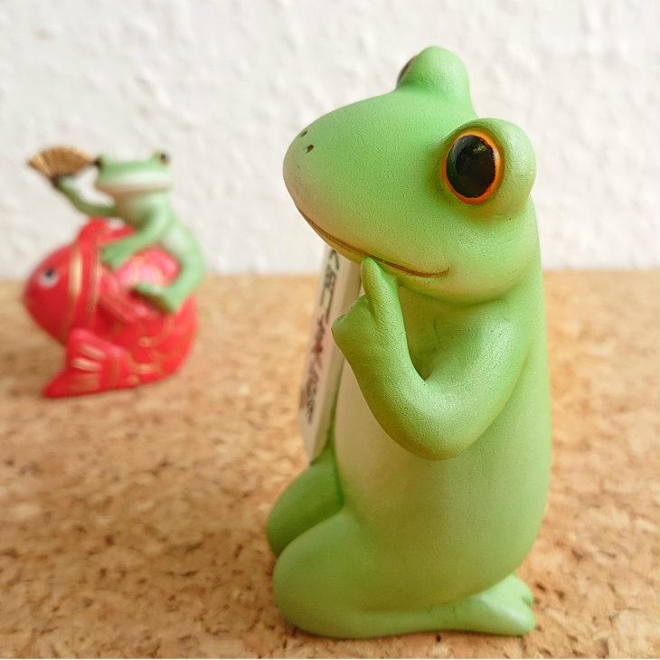 Copeau(コポー） コポー　笑う門には福来る 72980 かえる カエル copeau 雑貨 置き物 置物 小物 ガーデン ミニチュア ダイカイ |  | 01