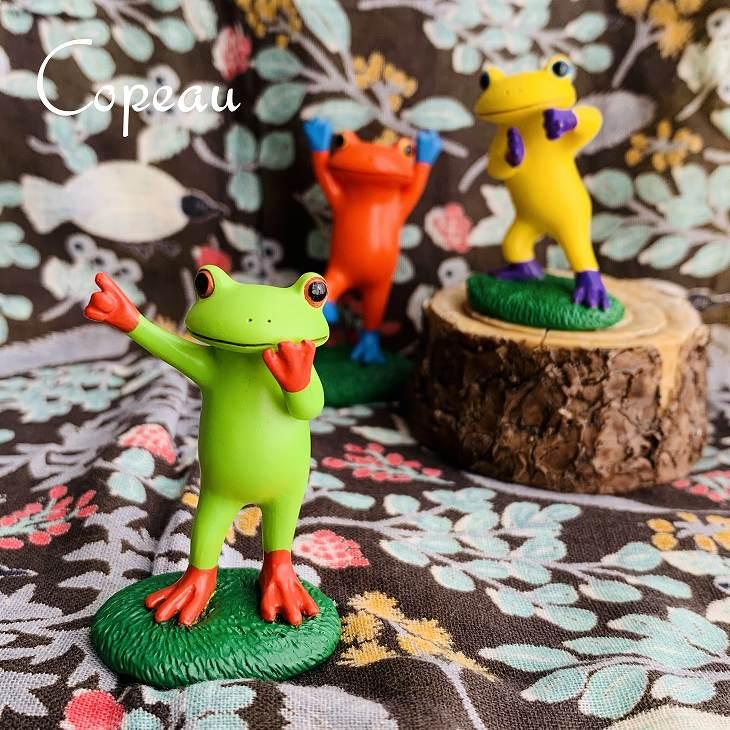 Copeau(コポー） コポー　毒カエルグリーン 73070 かえる カエル copeau 雑貨 置き物 置物 小物 ガーデン ミニチュア ダイカイ | 