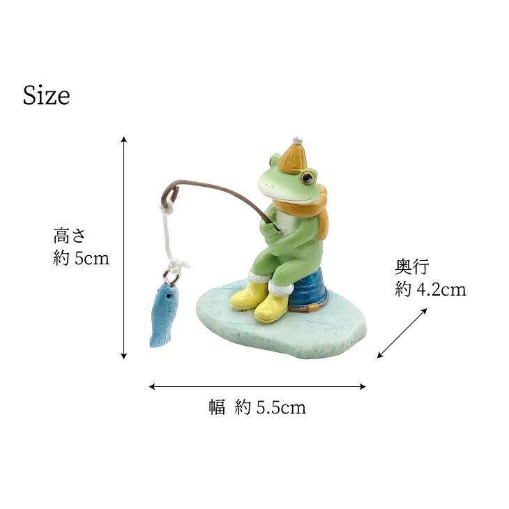 Copeau(コポー） コポー　氷上で魚釣り 73712 かえる カエル copeau 雑貨 置き物 置物 小物 ガーデン ミニチュア ダイカイ |  | 03