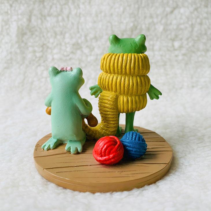 Copeau(コポー） コポー　まだまだ編みたいコポミ 73713 かえる カエル copeau 雑貨 置き物 置物 小物 ガーデン ミニチュア ダイカイ |  | 03