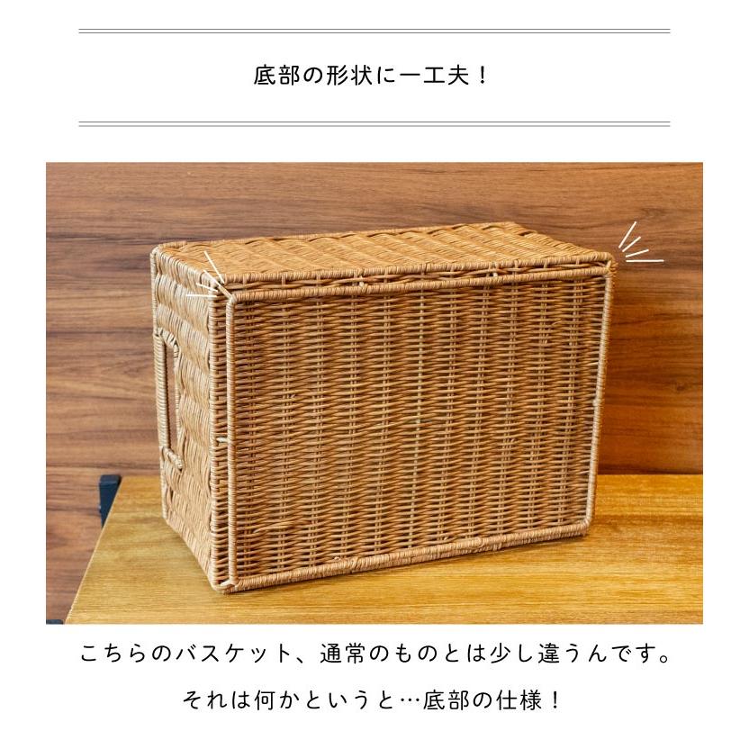 カゴ スタッキング 重ねる 収納 Towc(トーク) 洗える バスケット かご スタッキングM 73762-M 36.5×26×17.5cm |  | 07