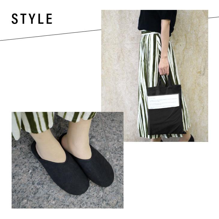 Piede(ピエーデ) ピエーデ　フェイクレザー　収納袋付　ヒールスリッパM 73884 |  | 07