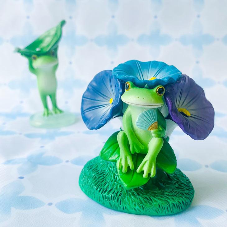 Copeau(コポー） コポー　朝顔に囲まれるカエル 73951 かえる カエル copeau 雑貨 置き物 置物 小物 ガーデン ミニチュア ダイカイ |  | 01