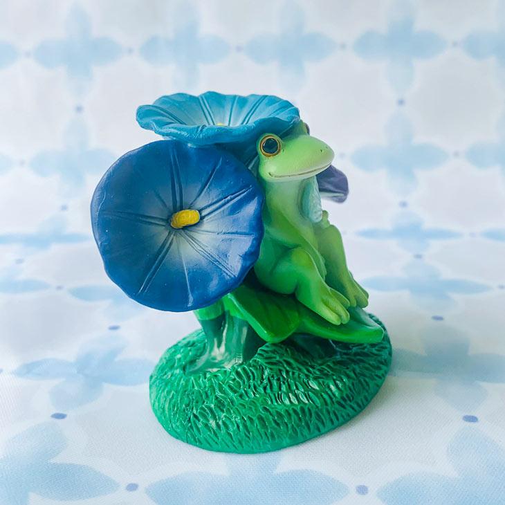 Copeau(コポー） コポー　朝顔に囲まれるカエル 73951 かえる カエル copeau 雑貨 置き物 置物 小物 ガーデン ミニチュア ダイカイ |  | 04