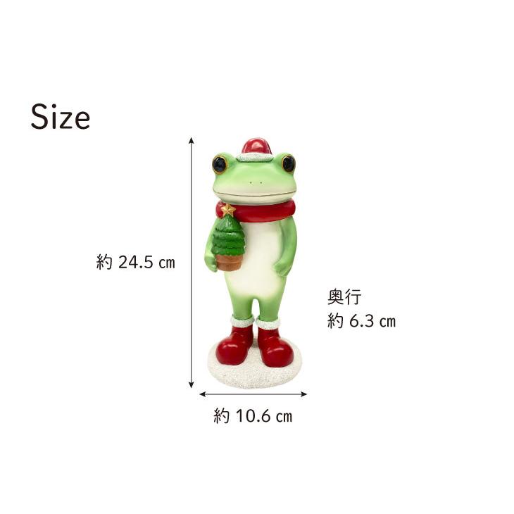 Copeau(コポー） コポー　ガーデン　クリスマスツリーを抱えるカエル 74012 かえる カエル copeau 雑貨 置き物 置物 小物 ガーデン ミニチュア ダイカイ |  | 05