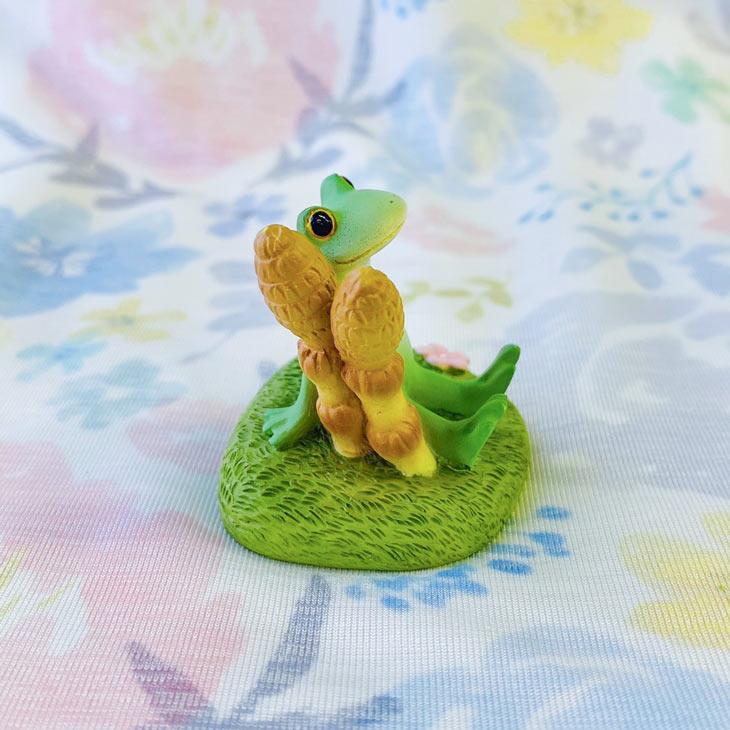 Copeau(コポー） コポー　つくしとカエル 74079 かえる カエル copeau 雑貨 置き物 置物 小物 ガーデン ミニチュア ダイカイ |  | 04