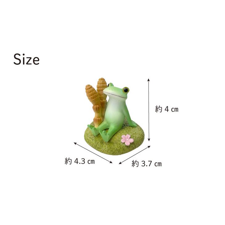 Copeau(コポー） コポー　つくしとカエル 74079 かえる カエル copeau 雑貨 置き物 置物 小物 ガーデン ミニチュア ダイカイ |  | 05