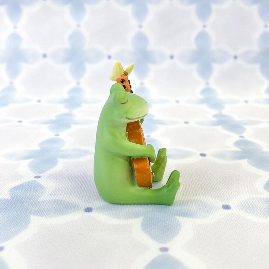 Copeau(コポー） コポー　アコースティックギターとカエル 74085 かえる カエル copeau 雑貨 置き物 置物 小物 ガーデン ミニチュア ダイカイ |  | 02