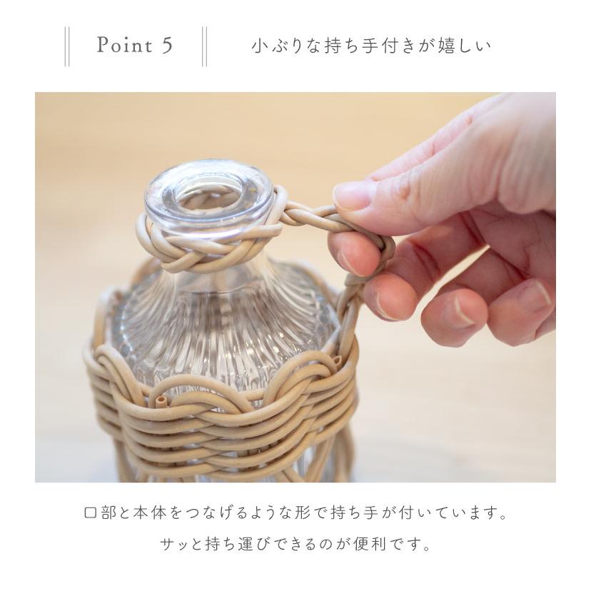 Vas(ヴァス) ヴァス　フェイクPE柳フラワーベース　ボトル形　 74100 |  | 06