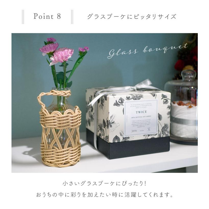 Vas(ヴァス) ヴァス　フェイクPE柳フラワーベース　ボトル形　 74100 |  | 09