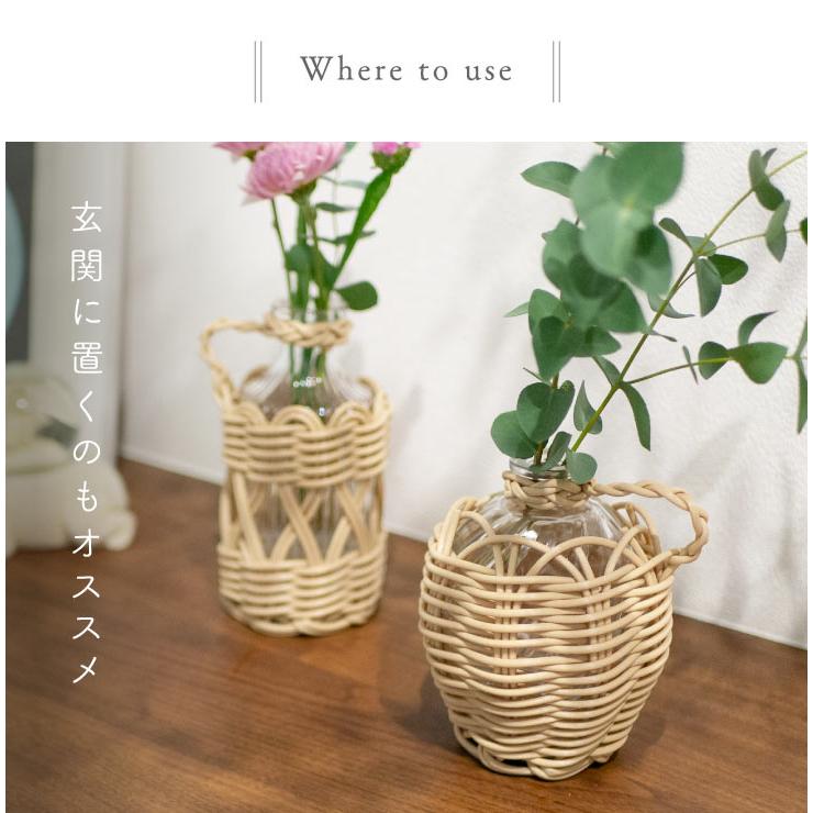 Vas(ヴァス) ヴァス　フェイクPE柳フラワーベース　つぼみ形 74101 |  | 13