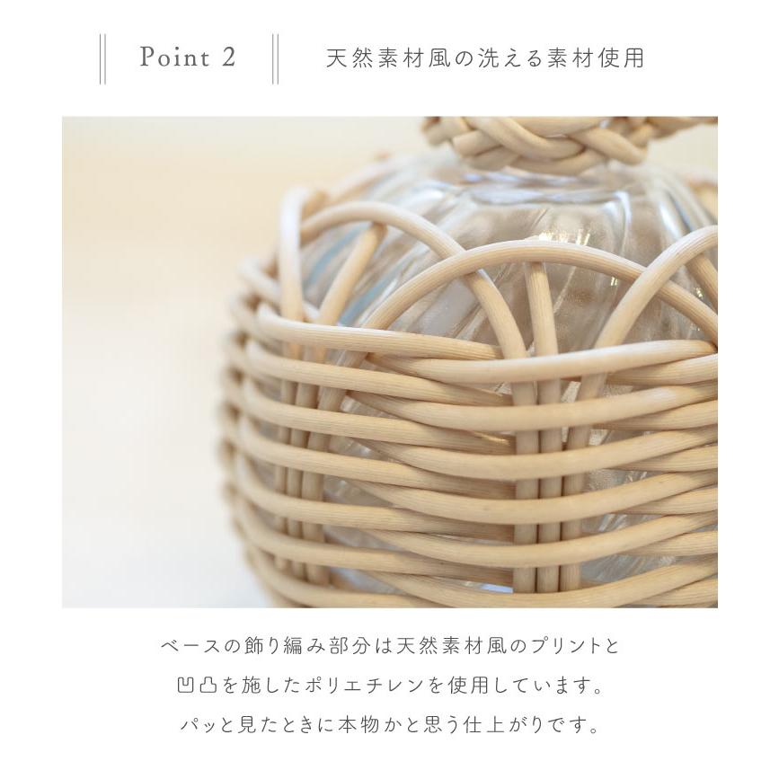 Vas(ヴァス) ヴァス　フェイクPE柳フラワーベース　つぼみ形 74101 |  | 03