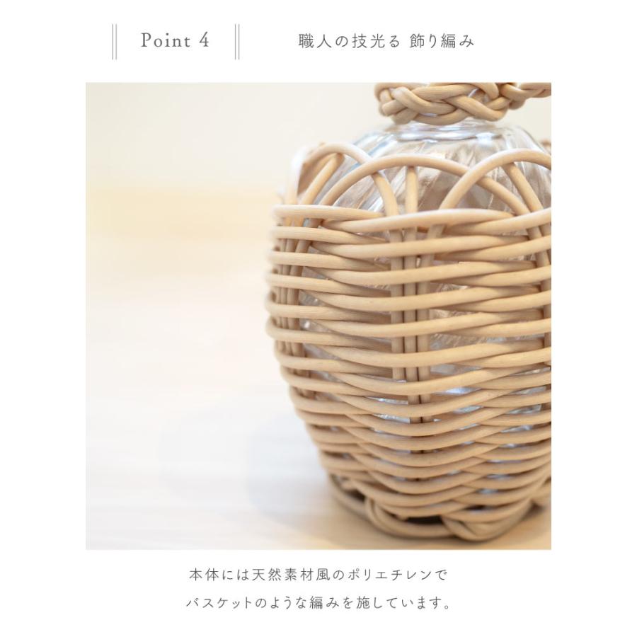 Vas(ヴァス) ヴァス　フェイクPE柳フラワーベース　つぼみ形 74101 |  | 05