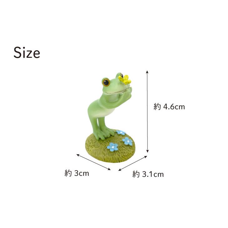 Copeau(コポー） コポー　ちょうちょとカエル 74173 かえる カエル copeau 雑貨 置き物 置物 小物 ガーデン ミニチュア ダイカイ |  | 04