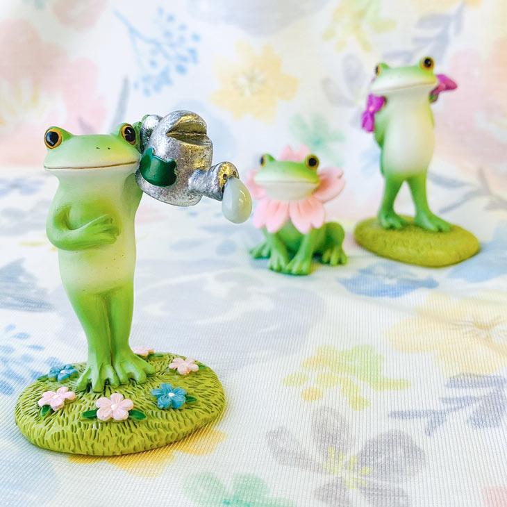 Copeau(コポー） コポー　水をかけるカエル 74176 かえる カエル copeau 雑貨 置き物 置物 小物 ガーデン ミニチュア ダイカイ |  | 01