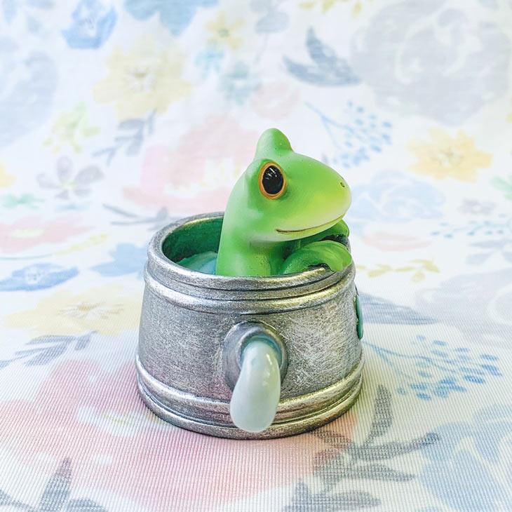 Copeau(コポー） コポー　ブリキじょうろからカエル 74181 かえる カエル copeau 雑貨 置き物 置物 小物 ガーデン ミニチュア ダイカイ |  | 04