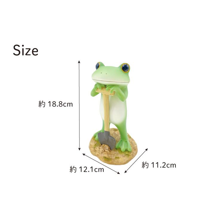 Copeau(コポー） コポー　ガーデン　ちょっと休憩 74182 かえる カエル copeau 雑貨 置き物 置物 小物 ガーデン ミニチュア ダイカイ |  | 05
