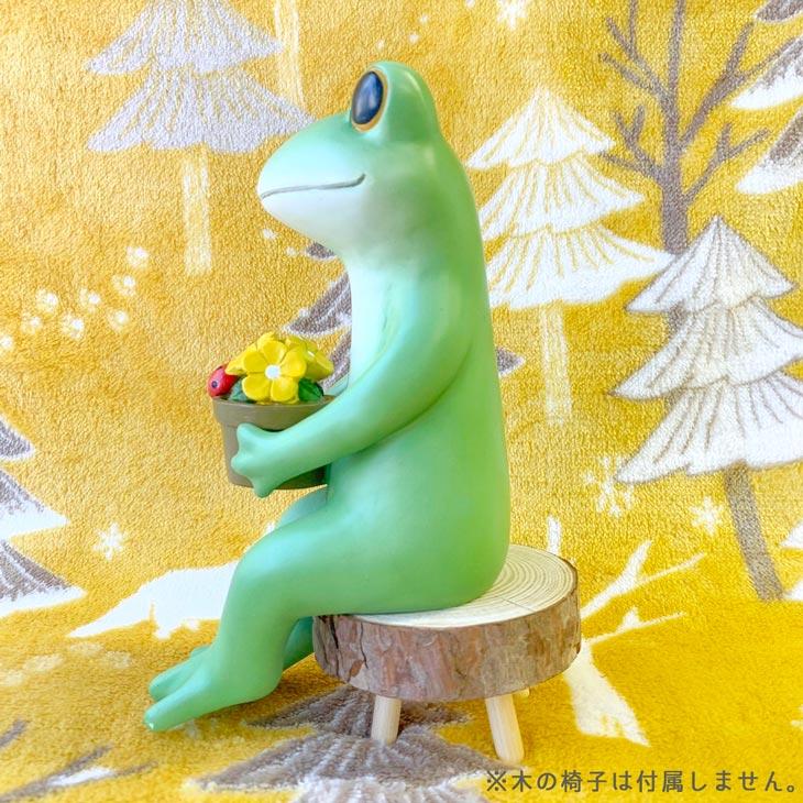 Copeau(コポー） コポー　ガーデン　きれいに咲いた 74183 かえる カエル copeau 雑貨 置き物 置物 小物 ガーデン ミニチュア ダイカイ |  | 04