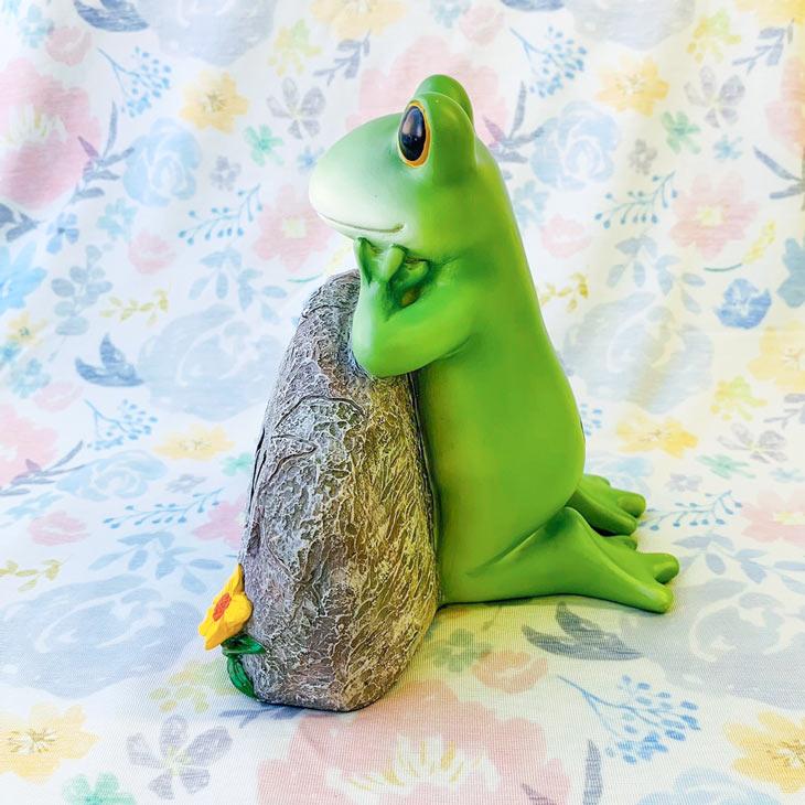 Copeau(コポー） コポー　ガーデン　マイガーデンにようこそ 74184 かえる カエル copeau 雑貨 置き物 置物 小物 ガーデン ミニチュア ダイカイ |  | 02