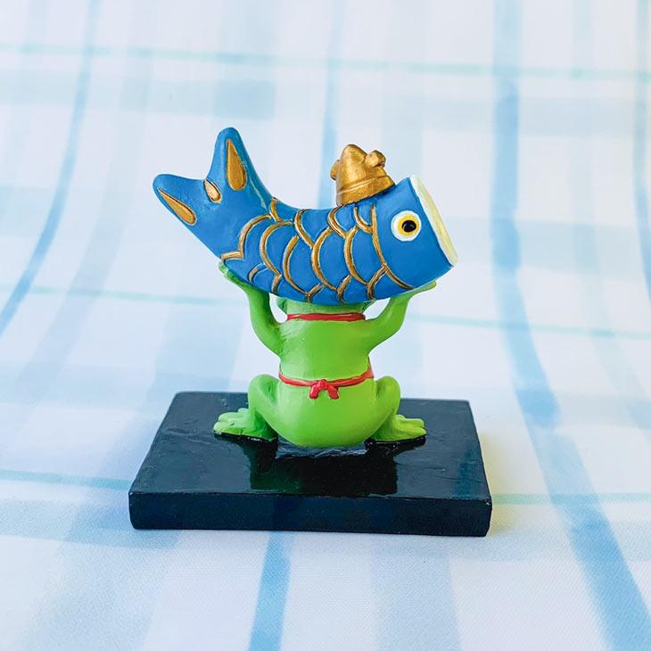Copeau(コポー） コポー　鯉のぼりで力自慢 74188 かえる カエル copeau 雑貨 置き物 置物 小物 ガーデン ミニチュア ダイカイ |  | 03
